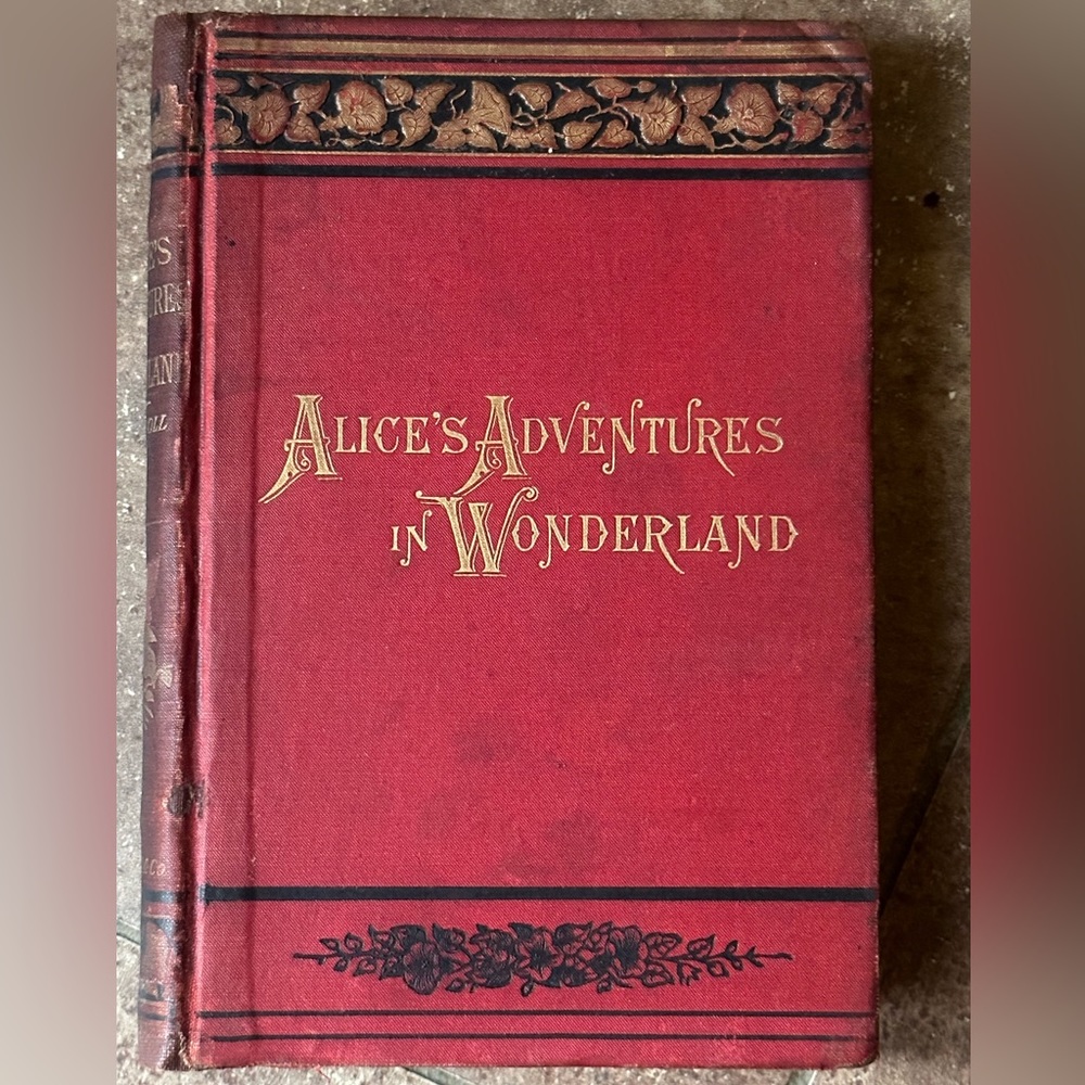 Alice’s Adventures in Wonderland RARE Antique 1884 MacMillan & Co. beautiful